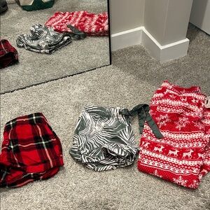 Festive and Cozy Pajama pants and shorts Set